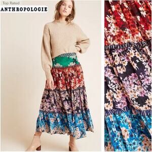 Floral Women's Skirt Multicolor. Parachute Anthropologie ? Size S